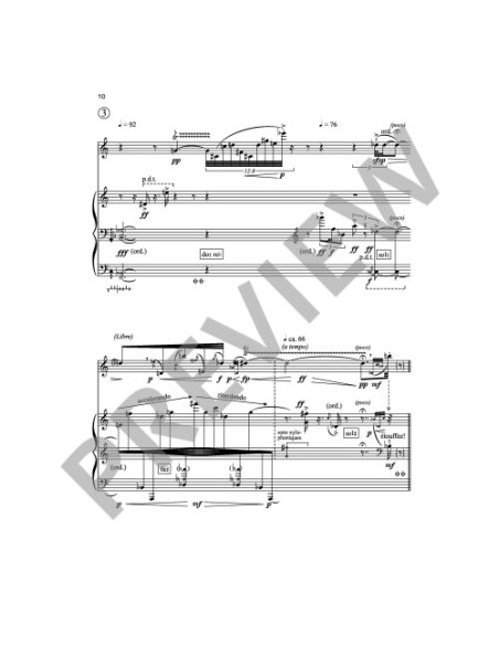 HOLLIGER H.-Mobile (1962) per oboe e arpa