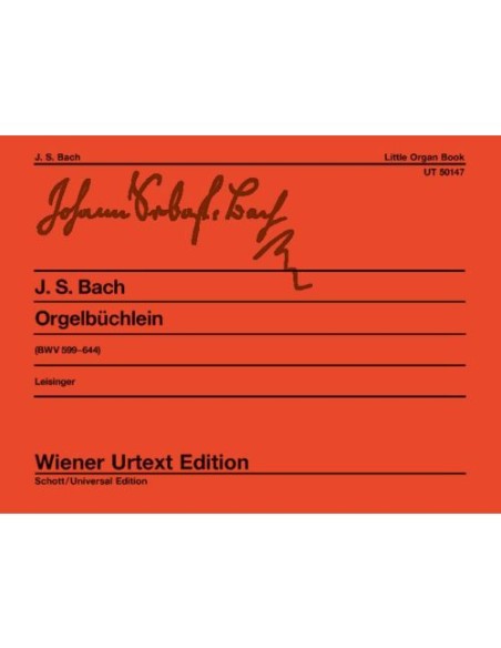 BACH J.S.-Orgelbuchlein pour orgue (Urtext)