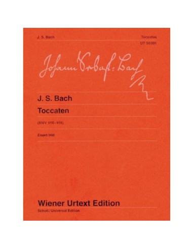 BACH J.S.-Toccate complete per pianoforte (Urtext) (Eisert/Hill)