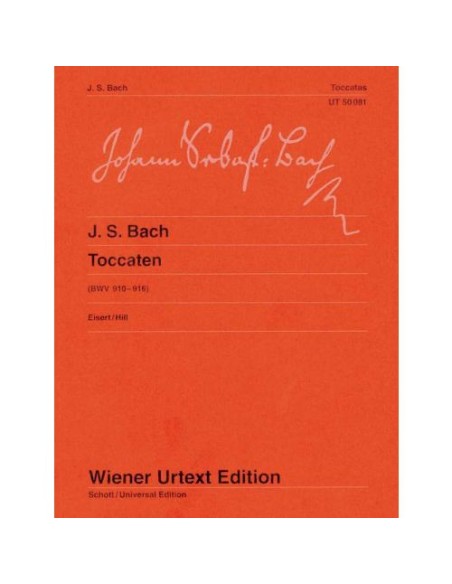 BACH J.S.-Complete Toccatas for Piano (Urtext) (Eisert/Hill)