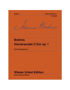 BRAHMS J.-Sonate op.   1 en do majeur pour piano (Urtext) (Schmidt/Roggenkamp)