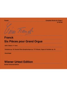 FRANCK C.-Obras Completas Vol.1 para Gran Organo (Urtext) (Kaunzinger)