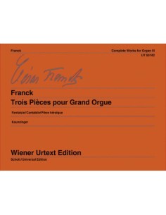 FRANCK C.-Obras Completas Vol.3 para Gran Organo (Urtext) (Kaunzinger)
