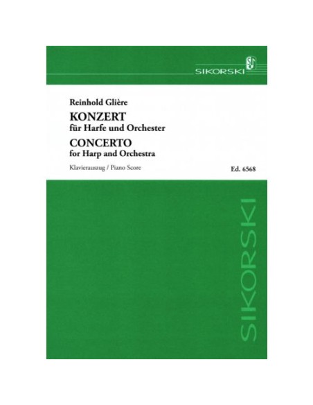 GLIERE R.-Concerto Op.74 per arpa