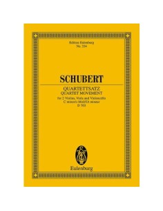 SCHUBERT F.-Quartet (D.703) in C minor for 2 Violins, Viola and Cello (PB)