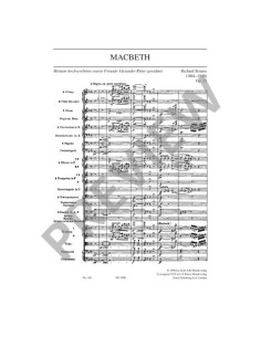 STRAUSS R.-Macbeth Op.23 per orchestra (PB) 2