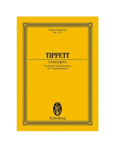 TIPPETT M.-Concerto for Double String Orchestra (PB)