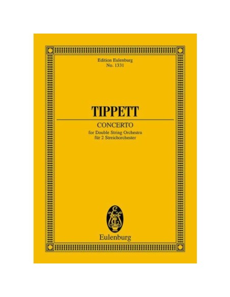 TIPPETT M.-Concerto for Double String Orchestra (PB)