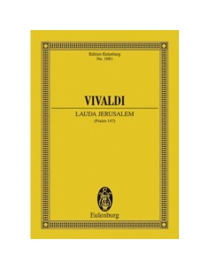 VIVALDI A.-Lauda Jerusalem per Coro e Orchestra (PB)