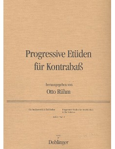 RUHM O.-Progressive Etüden Band 2 per contrabbasso