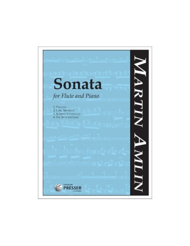 AMLIN M.-Sonata n. 1 per flauto e pianoforte