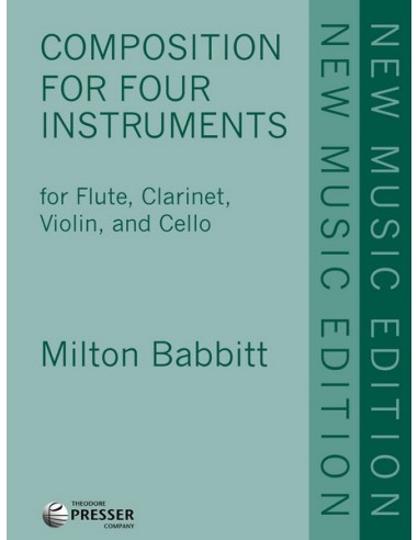 BABBITT M.-Composition for Flute, Clarinet, Viola and Cello