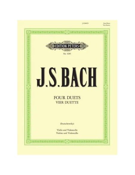 BACH J.S.-Duets (4) pour violon et violoncelle