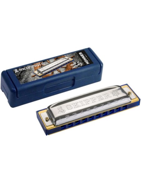 Hohner Blues Diatonic Harmonica (M91640) Skipper