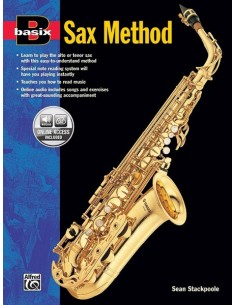 BASIX-Saxophone Method (Method) for Saxophone (Inc.CD) (Stackpoole)
