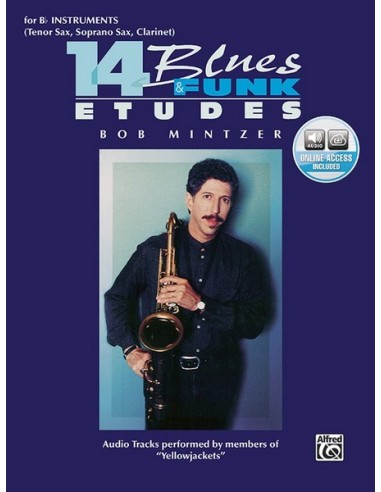 MINTZER Bob-14 Studi Blues e Funk Bb Book (Inc.CD)