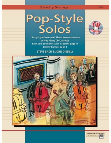 O'REILLY J.-Strictly Strings Pop Style Solos for Viola (Inc.CD)