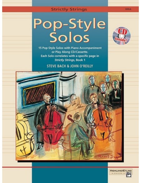 O'REILLY J.-Strictly Strings Pop Style Solos for Viola (Inc.CD)