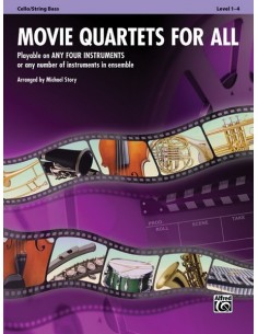 PELICULAS-Movie Quartets For All (Violoncello)