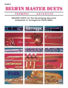 SNELL K.-Belwin Master Duets: Advanced Vol.2 per 2 Trombe