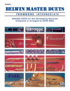 SNELL K.-Belwin Master Duets : Intermediate Vol.2 pour 2 trombones