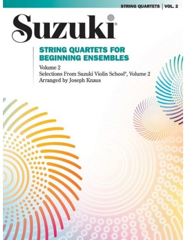 SUZUKI S.-String Quartets for Beginning Ensembles Vol.2 (Kraus)