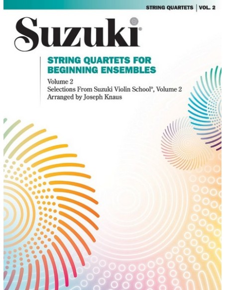 SUZUKI S.-String Quartets for Beginning Ensembles Vol.2 (Kraus)