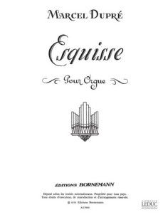 DUPRE M.-Esquisse Op.41 für Orgel