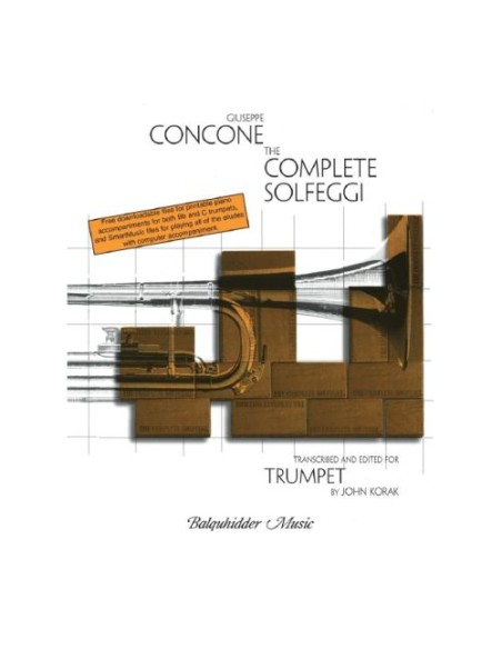 CONCONE G.-Die kompletten Solfeggi für Trompete