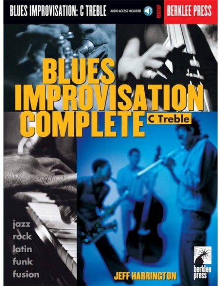 HARRINGTON Jeff-Blues Improvisation Complete (C Diskant) (Audio Online)