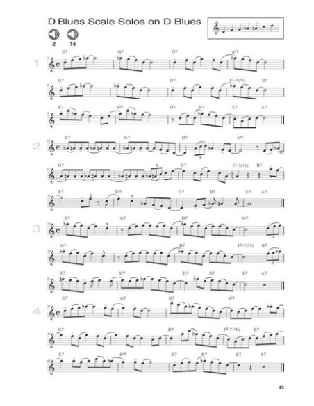 HARRINGTON Jeff-Blues Improvisation Complete (Eb) (Online-Audio)