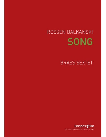 BALKANSKI R.-Song for Brass Sextet