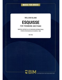 BLANK W.-Esquisse per trombone e pianoforte