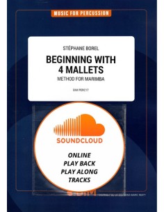 BOREL S.-Beginning with 4 Mallets (Marimba Method) (Inc.CD)
