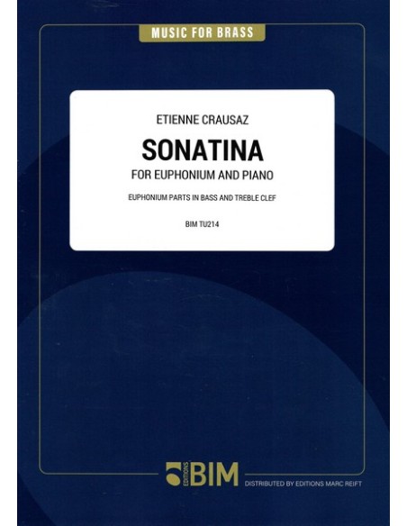 CRAUSAZ E.-Sonatina per eufonio e pianoforte