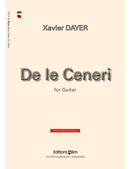 DAYER X.-De le Ceneri per chitarra