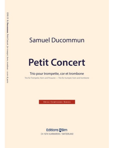 DUCOMMUN S.-Petit Concerto per Tromba, Corno e Trombone
