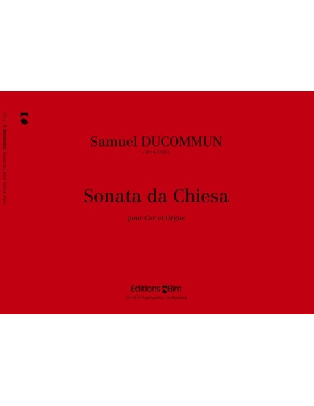 DUCOMMUN S.-Sonata da Chiesa per corno e organo