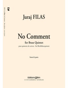ROWS J.-No Comment for Brass Quintet