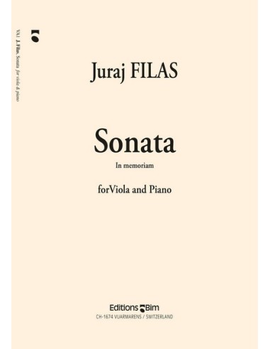 ROWS J.-Sonata "In Memoriam" per viola e pianoforte