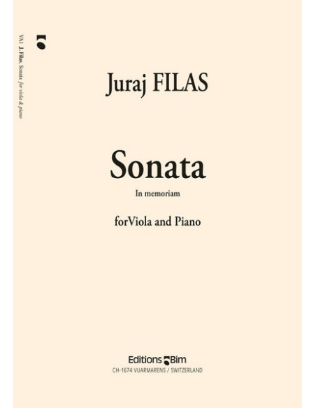 ROWS J.-Sonata "In Memoriam" per viola e pianoforte