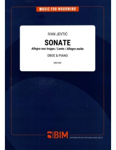 JEVTIC I.-Sonata per oboe e pianoforte