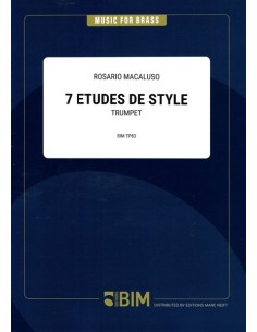 MACALUSO R.-Style Studies (7) for Trumpet