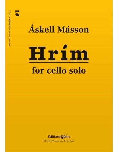 MASSON A.-Hrim for Cello