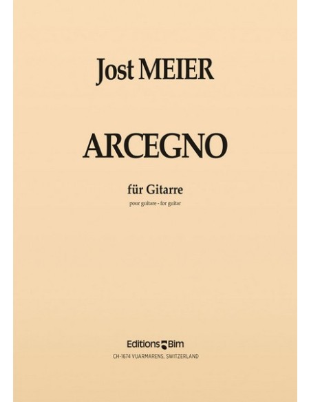 MEIER J.-Arcegno for Guitar