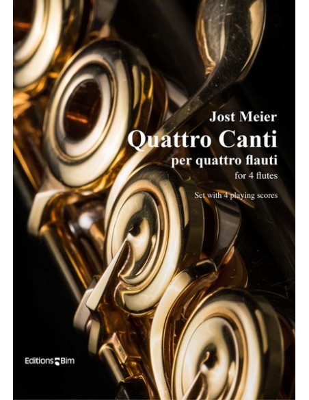 MEIER J.-Quattro Canti pour 4 flûtes