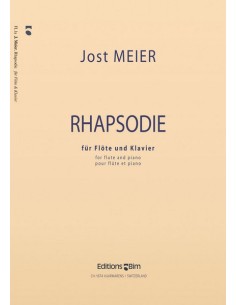 MEIER J.-Rhapsodie per flauto e pianoforte