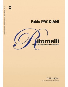 PACCIANI F.-Ritornelli per Trombone