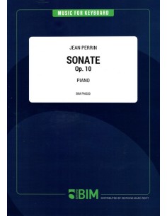 PERRIN M.-Sonata Op.10 para Piano