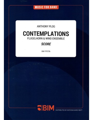 PLOG A.-Contemplations pour bugle et bois (partition)